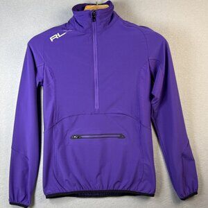 RLX Ralph Lauren Windbreaker Womens Size XS Purple Long Sleeve Top Pocket‎ Golf